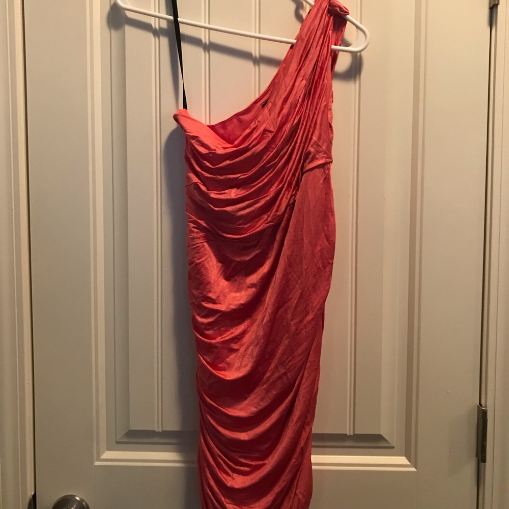 Bebe one shoulder dress